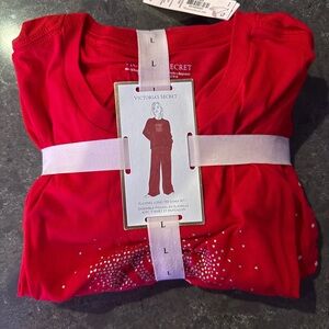 Victoria's Secret Red Pajama Set